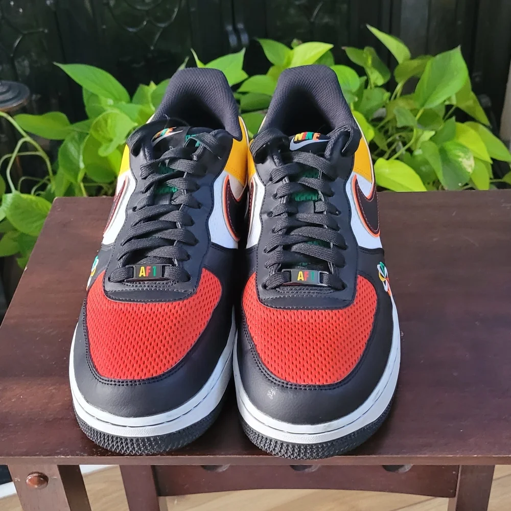 Nike Air Force 1 Low Sunburst Mens Sneakers CK9282-100 - Picture 2 of 9